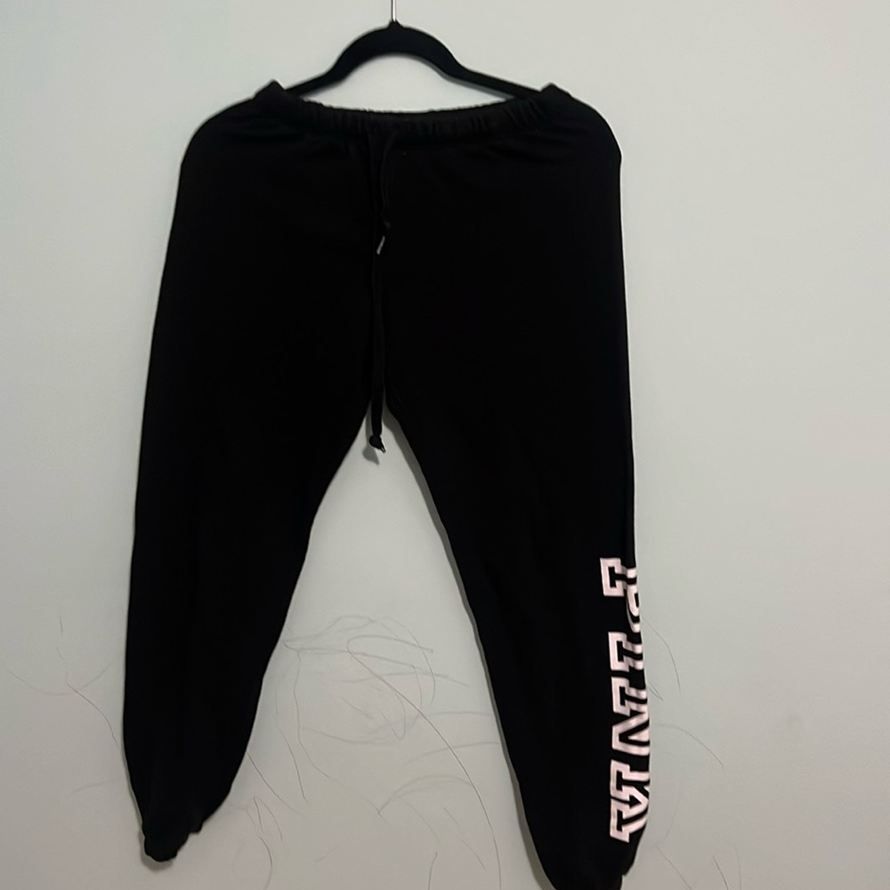 Black sweatpants from Victoria’s Secret pink line